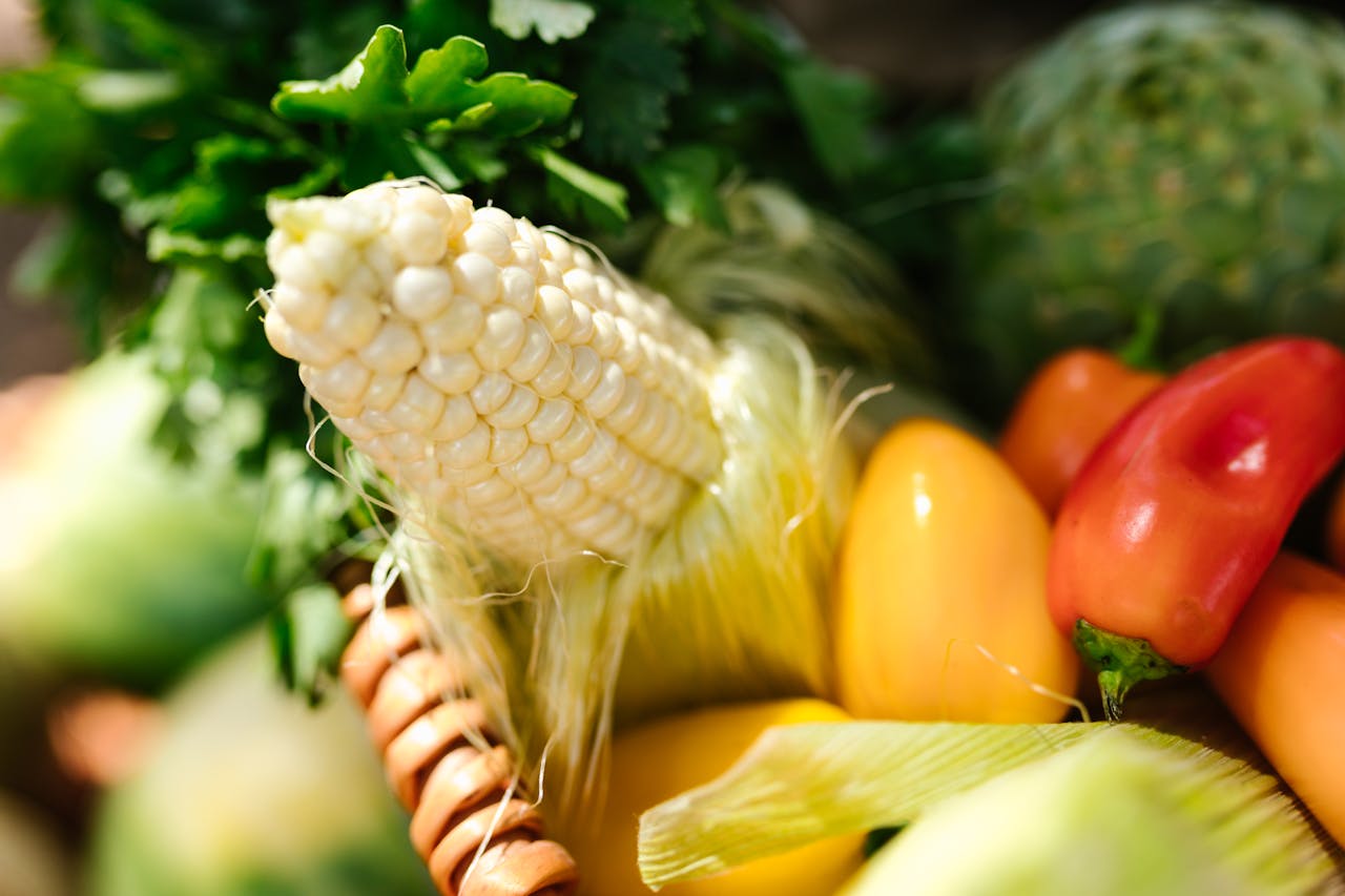 Mastering the First Impression: Your intriguing post title goes here Close-up view of assorted fresh organic vegetables in a basket.